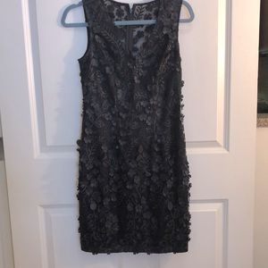 White House Black Market appliqué dress